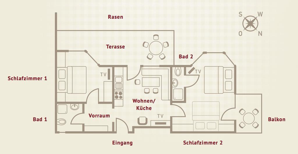 Hirschstube Apartment Ischgl Ruang foto